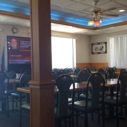 South China Buffet - The Dining Room...notice the epic TV of the most awkward technological generation