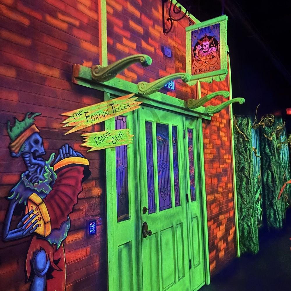 Glowing Greens - One of the escape room entrances - Mini Golf Near Me - Portland, Oregon Glowing Greens - One of the escape room entrances - Mini Golf Near Me - Portland, Oregon