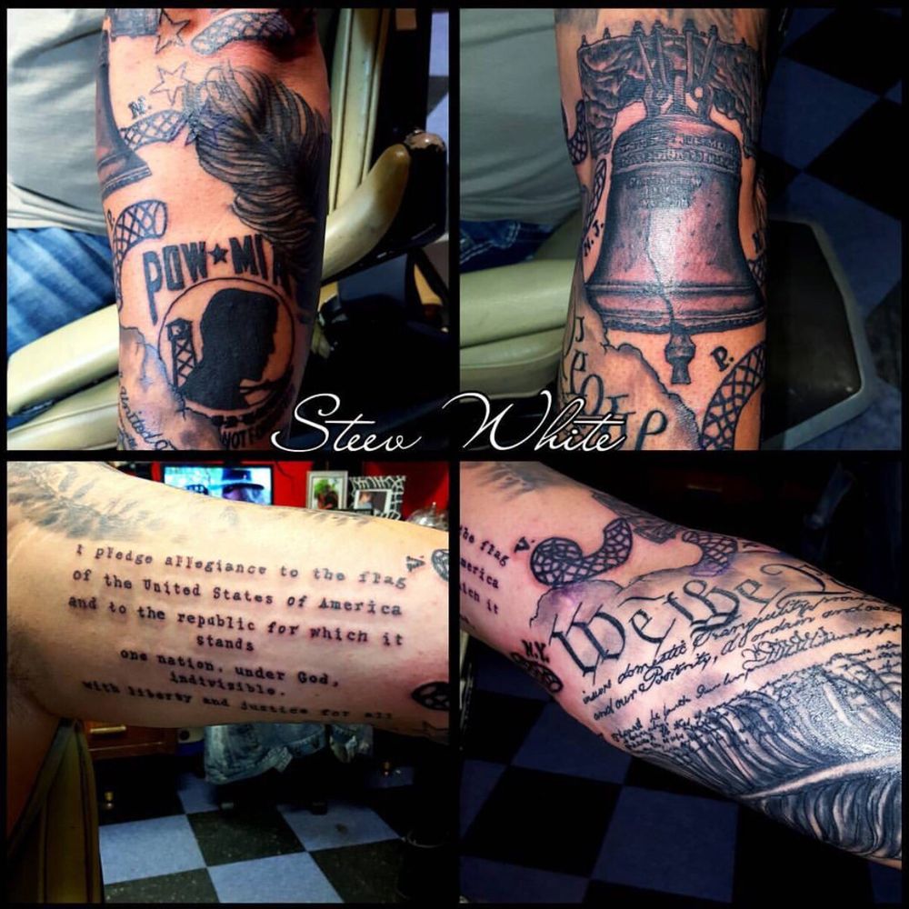 Imagine That Tattoo Studio - Patriotic Sleeve - Tattoo Near Me - Knoxville, Tennessee