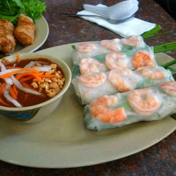 Pho 54 - Goi cuon shrimp and pork with veggies - Vietnamese Near Me - Westminster, California Pho 54 - Goi cuon shrimp and pork with veggies - Vietnamese Near Me - Westminster, California