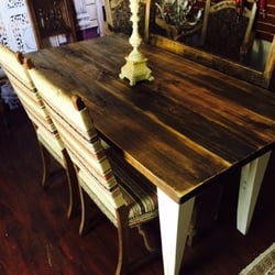 Sammy's House - Custom made tables any sizes and color stain and legs with a finish you desire
