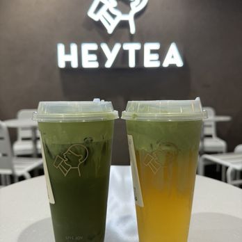 HEYTEA - Coco Water Matcha & Matcha Cloud Green Tea - Bubble Tea Near Me - Rowland Heights, California HEYTEA - Coco Water Matcha & Matcha Cloud Green Tea - Bubble Tea Near Me - Rowland Heights, California