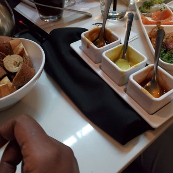The Melting Pot - Variety of sauces - Fondue Near Me - Pittsburgh, Pennsylvania The Melting Pot - Variety of sauces - Fondue Near Me - Pittsburgh, Pennsylvania