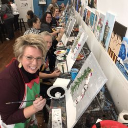 Sip & Dipity Paint Bar - Team building events for your office!!
