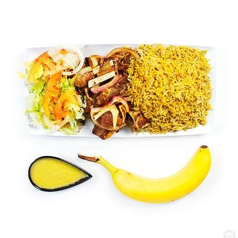 Three Chef's Cafe - a plate of food and a banana - Juice Bars & Smoothies Near Me - Columbus, Ohio Three Chef's Cafe - a plate of food and a banana - Juice Bars & Smoothies Near Me - Columbus, Ohio