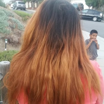 Bridalbyhaydee - This is what I ended up with....My 3 tone "even" ombre what a joke. - Hair Salons Near Me - San Diego, California Bridalbyhaydee - This is what I ended up with....My 3 tone "even" ombre what a joke. - Hair Salons Near Me - San Diego, California