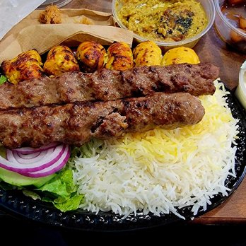 Fairfax Kabob - Combo number 2 with an extra ground beef kabob - Kebab Near Me - Fairfax, Virginia Fairfax Kabob - Combo number 2 with an extra ground beef kabob - Kebab Near Me - Fairfax, Virginia