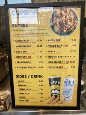 Menu photo 2 Cupbop Phoenix, AZ