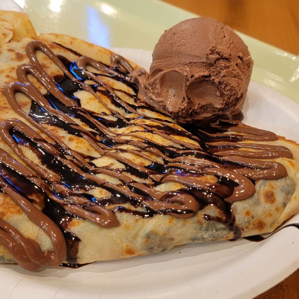 Dulce Crepes - Choco crepe (5/5) - Creperies Near Me - Fairfax, Virginia Dulce Crepes - Choco crepe (5/5) - Creperies Near Me - Fairfax, Virginia