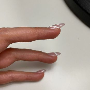 Essential Nails - A picture of what I DID NOT want, angled nails. - Nail Salons Near Me - Las Vegas, Nevada Essential Nails - A picture of what I DID NOT want, angled nails. - Nail Salons Near Me - Las Vegas, Nevada