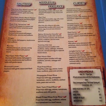 Yummy Thai - Menu 2 - Thai Near Me - New York, New York