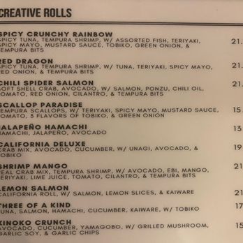 Zoku - Menu - Sushi Bars Near Me - Tracy, California