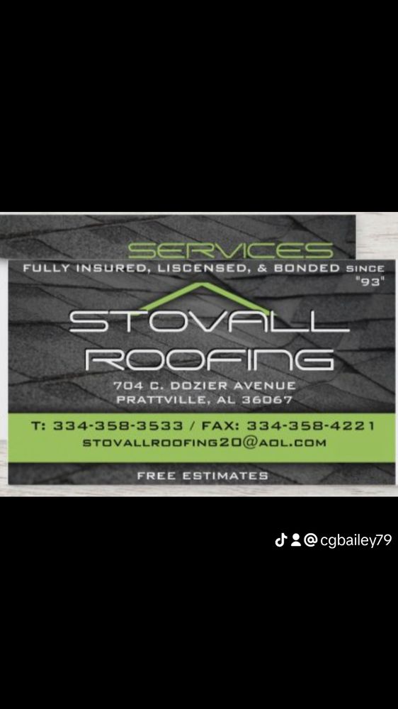 Slide of Stovall Roofing