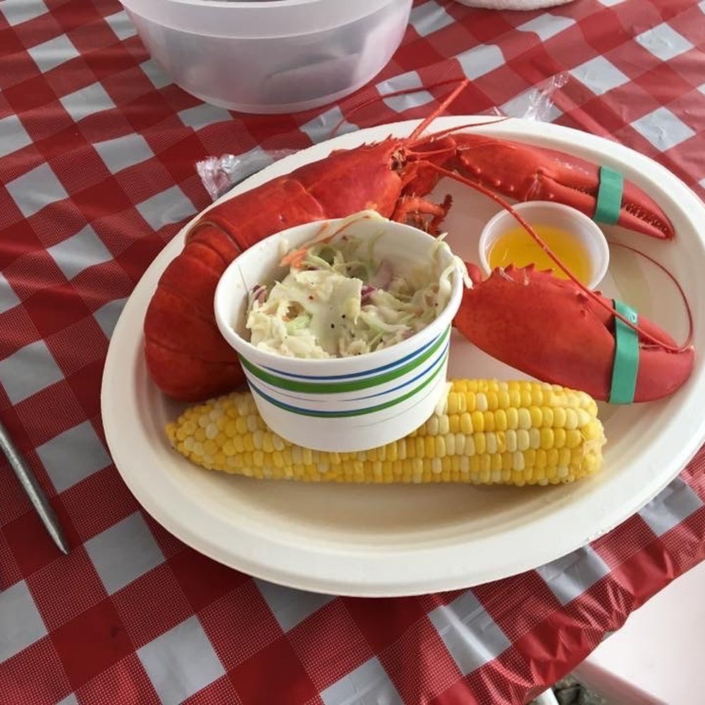 Cape Pier Chowder House - Lobster dinner (corn is extra) - Seafood Near Me - Kennebunkport, Maine Cape Pier Chowder House - Lobster dinner (corn is extra) - Seafood Near Me - Kennebunkport, Maine