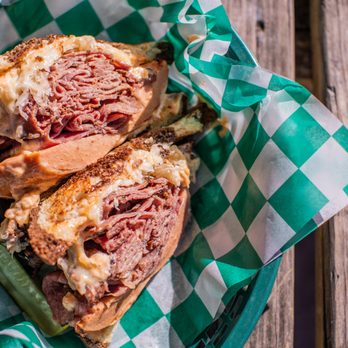 Dürty Nelly's Pub - Deli - The Sailor! Pastrami & knockwurst, sauerkraut on marble rye - Delis Near Me - Charlottesville, Virginia Dürty Nelly's Pub - Deli - The Sailor! Pastrami & knockwurst, sauerkraut on marble rye - Delis Near Me - Charlottesville, Virginia