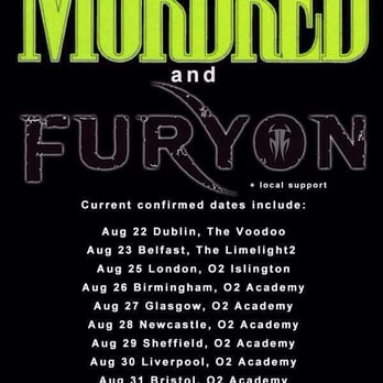 O2 Academy - Mordred from SF California on tour playing in Birmingham ! - Music Venues Near Me - Birmingham, XWM