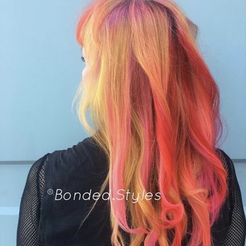 Bonded Styles - Custom color created on this gorgeous lady - Hair Salons Near Me Bonded Styles - Custom color created on this gorgeous lady - Hair Salons Near Me