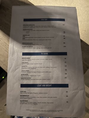 Menu photo 3 La Marea San José del Cabo, BCS