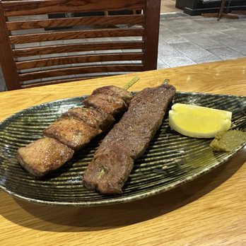 Shingen - Beef tongue skewer and Wagyu skewer - Japanese Near Me - Honolulu, Hawaii Shingen - Beef tongue skewer and Wagyu skewer - Japanese Near Me - Honolulu, Hawaii