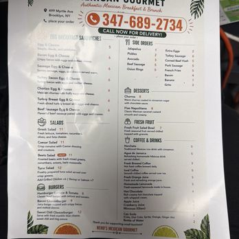 Nenos Mexican Gourmet - Breakfast menu - Mexican Near Me - Brooklyn, New York