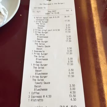 Helvti Diner - Check the price or the Water ! Beer is cheaper ! - American Near Me - Zürich, ZH