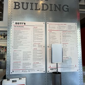 Gott's Ferry Building - Menu - Burgers Near Me - San Francisco, California