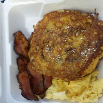 The Breakfast House - Cinnamon french toast, bacon, and eggs... very good! - Breakfast & Brunch Near Me - El Cajon, California The Breakfast House - Cinnamon french toast, bacon, and eggs... very good! - Breakfast & Brunch Near Me - El Cajon, California
