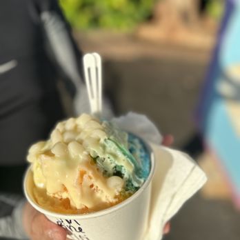 Mountain Magic Shave Ice - a person holding a cup of ice cream - Shaved Ice Near Me - Waipahu, Hawaii Mountain Magic Shave Ice - a person holding a cup of ice cream - Shaved Ice Near Me - Waipahu, Hawaii