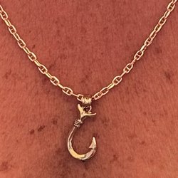 Key West Treasure Chest - Gold hook and necklace