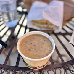 Great Basin Bakery - Soup of the day (mushroom and Brie) $5.50