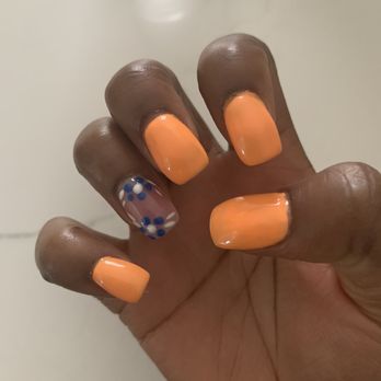 Bella Nails & Spa - Short acrylic with gel polish - Nail Salons Near Me - Antioch, California Bella Nails & Spa - Short acrylic with gel polish - Nail Salons Near Me - Antioch, California