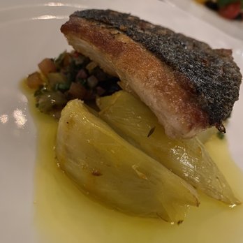 Galvin Bar & Grill - Roasted sea bass - British Near Me - London, XGL