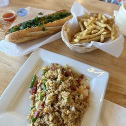 Sunrise restaurant and boba tea - Fried rice dish specialty, specialty sandwich, fries