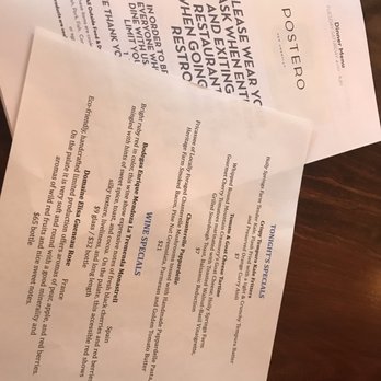 Postero - Specials - New American Near Me - Hendersonville, North Carolina