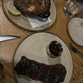 Panca BK - Hanger steak and seafood rice - Mediterranean Near Me - Brooklyn, New York