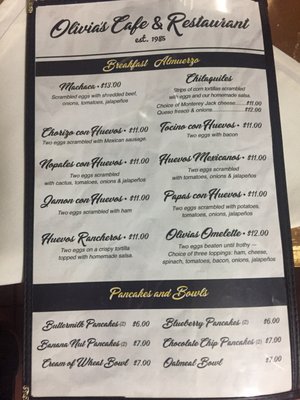 Menu photo 5 Olivias Cafe Watsonville, CA Menu photo 5 Olivias Cafe Watsonville, CA