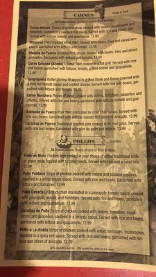 Menu photo 4 Mi Casa Mountain Home, ID