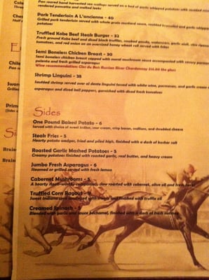 Menu photo 7 1875: The Steakhouse French Lick, IN Menu photo 7 1875: The Steakhouse French Lick, IN