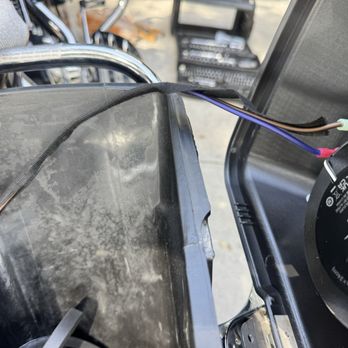 Mobile Motorsports - Wiring wasn't professionally wrapped. Weather strip wasn't installed because they "didn't have the right tape". - Car Stereo Installation Near Me - Pasadena, California Mobile Motorsports - Wiring wasn't professionally wrapped. Weather strip wasn't installed because they "didn't have the right tape". - Car Stereo Installation Near Me - Pasadena, California