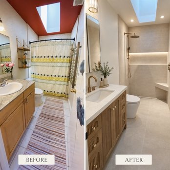 Construction Remodeling In Bay Area - Before and after bathroom renovation - General Contractors Near Me - Hayward, California Construction Remodeling In Bay Area - Before and after bathroom renovation - General Contractors Near Me - Hayward, California