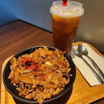 Rain Cafe - a bowl of noodles and a drink - Coffee & Tea Near Me - Seattle, Washington Rain Cafe - a bowl of noodles and a drink - Coffee & Tea Near Me - Seattle, Washington