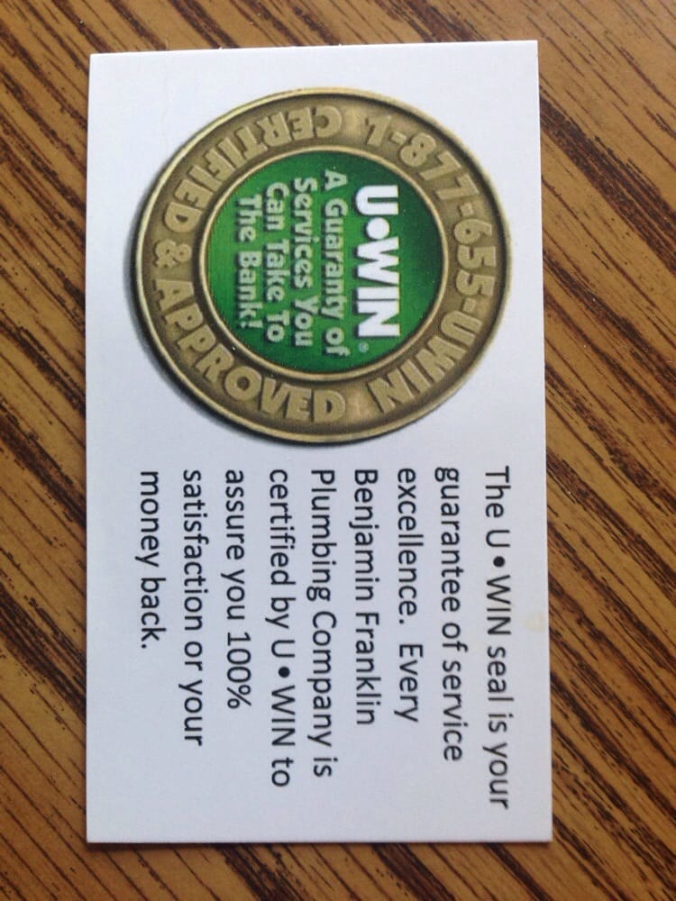 Slide of Benjamin Franklin Plumbing