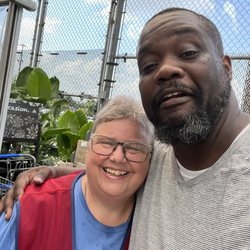 Lowe's Home Improvement - Jodi was my checkout lady and she gave me One of her own chilled bottled waters cause she saw my perspiration was taking over my face.