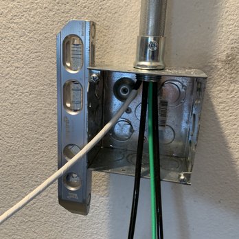 Armor Electric - Meticulous leveling when installing box for NEMA plug. Turned out to perfectly straight and aligned. - Electricians Near Me