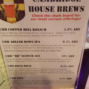 The Cambridge House Brew Pub - House of Brews - American Near Me - Granby, Connecticut The Cambridge House Brew Pub - House of Brews - American Near Me - Granby, Connecticut