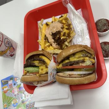 In-N-Out Burger - Animal Style double doubles and fries! - Fast Food Near Me - Baldwin Park, California In-N-Out Burger - Animal Style double doubles and fries! - Fast Food Near Me - Baldwin Park, California