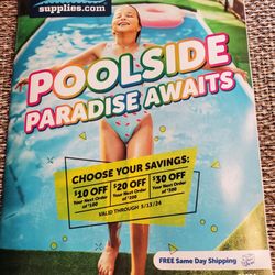 Pool Supplies and Leisure Living Pool Supplies are the same company.  4/9/2024
