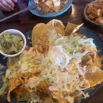 Ocho Cafe Tacos & Tequila - This was the loaded Nachos loads of cheese, sour cream and beef - Mexican Near Me - Weymouth, Massachusetts Ocho Cafe Tacos & Tequila - This was the loaded Nachos loads of cheese, sour cream and beef - Mexican Near Me - Weymouth, Massachusetts