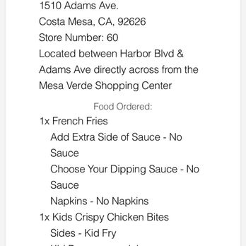 Habit Burger & Grill - Receipt - Burgers Near Me - Costa Mesa, California