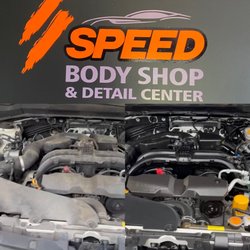 Speed Body Shop and Collision Center - Clean auto engine